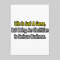 Life Is Just a Game .. Electrician Postcards