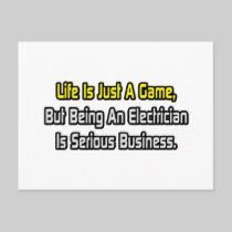 Life Is Just a Game .. Electrician Postcards