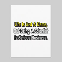 Life Is Just a Game .. Scientist Post Cards