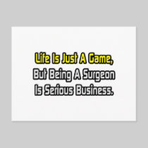 Life Is Just a Game .. Surgeon Postcards