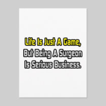 Life Is Just a Game .. Surgeon Post Cards