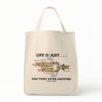 Life Is Just ... One Twist After Another (DNA) bag