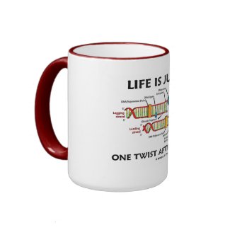 Life Is Just ... One Twist After Another (DNA) mug