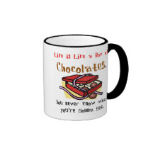 Life is Like a Box of Chocolates.  Coffee Mugs