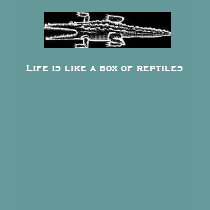 Life is like a box of reptiles t-shirts by holycrocodile Life is like a box of reptiles t-shirts