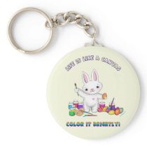 Life is Like A Canvas  Keychain