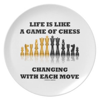 Life Is Like A Game Of Chess Changing Each Move Plates