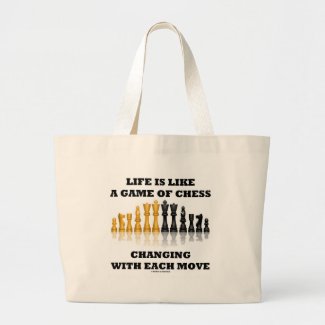 Life Is Like A Game Of Chess (Chess Attitude) Bags