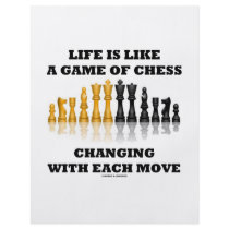 Life Is Like A Game Of Chess (Chess Attitude) Flyer Design