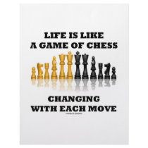 Life Is Like A Game Of Chess (Chess Attitude) Customized Letterhead