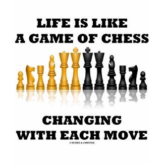 Life Is Like A Game Of Chess (Chess Attitude) shirt