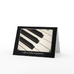Life is like a piano cards