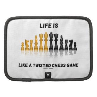 Life Is Like A Twisted Chess Game (Chess Set) Planner