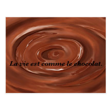 Life is like chocolate. post cards