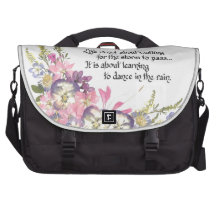 Life is not about laptop commuter bag