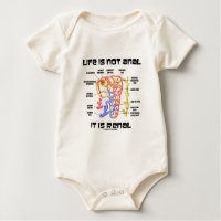 Life Is Not Anal It Is Renal (Kidney Nephron) Baby Creeper
