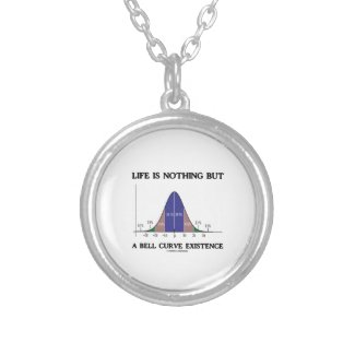 Life Is Nothing But A Bell Curve Existence (Stats) Jewelry