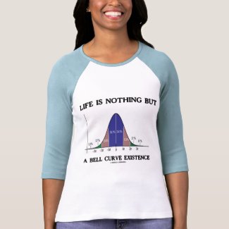 Life Is Nothing But A Bell Curve Existence T Shirt