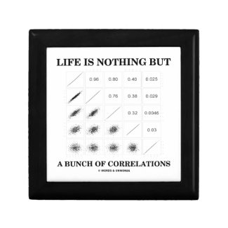 Life Is Nothing But A Bunch Of Correlations Jewelry Box