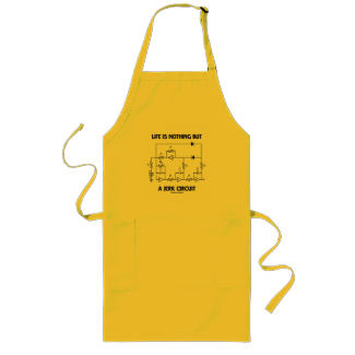 Life Is Nothing But A Jerk Circuit (Physics Humor) Long Apron
