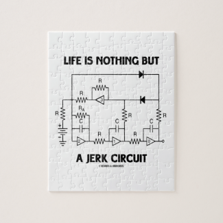 Life Is Nothing But A Jerk Circuit (Physics Humor) Puzzles