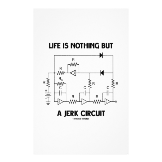 Life Is Nothing But A Jerk Circuit (Physics Humor) Stationery