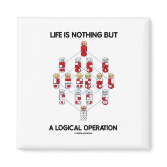 Life Is Nothing But A Logical Operation (Logic) magnet