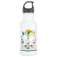 Life Is Nothing But An Alternating Event (Flower) 18oz Water Bottle