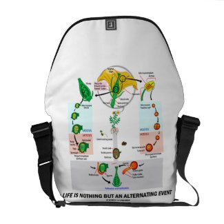 Life Is Nothing But An Alternating Event (Flower) rickshaw_messengerbag