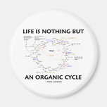 Life Is Nothing But An Organic Cycle (Krebs Cycle) Refrigerator Magnet