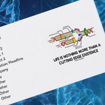Life Is Nothing More Than A Cutting Edge Existence Business Card Templates