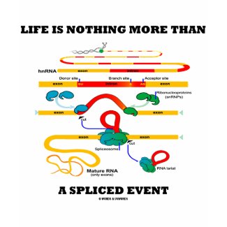 Life Is Nothing More Than A Sliced Event (RNA) zazzle_shirt