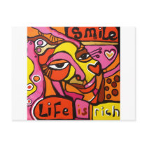 Life is rich postcards by UrbanArliss Life is rich postcards