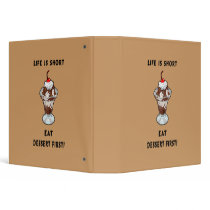 Life Is Short Vinyl Binder