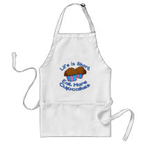 Life is Short, Eat More Cupcakes! aprons by greenbaby Life is Short, Eat More Cupcakes! aprons