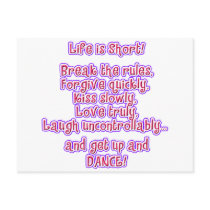 Life is Short postcards