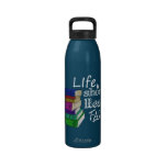 Life is Short. Read Fast. Reusable Water Bottle