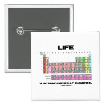 Life Is So Fundamentally Elemental Periodic Table buttons