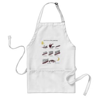 Life is Sort of Like Gardening apron