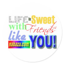 Life Is Sweet With Friends Like You Collections stickers by weblord Life Is Sweet With Friends Like You Collections stickers