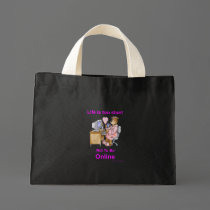 Life is too short - black Bag by gramabarb Life is too short - black Bag