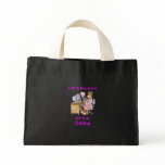 Life is too short - black Bag