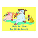 Life Is Too Short For Single Scoops posters