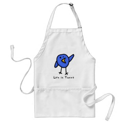 "Life is Tweet" Apron by iteadjoseph
