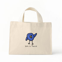 "Life is Tweet" Floral Bag by iteadjoseph "Life is Tweet" Floral Bag