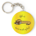 Life Is Wienderful Keychain