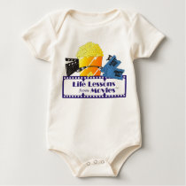 Life Lessons from Movies Baby One Piece t-shirts