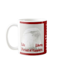 Life, Liberty, persuit patriotic mugs