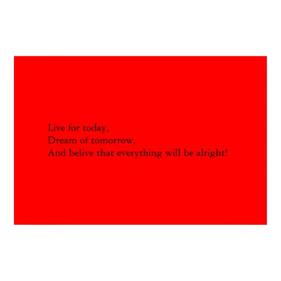 Life long quote print by KillerVamp3