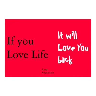 life lover print by arlin